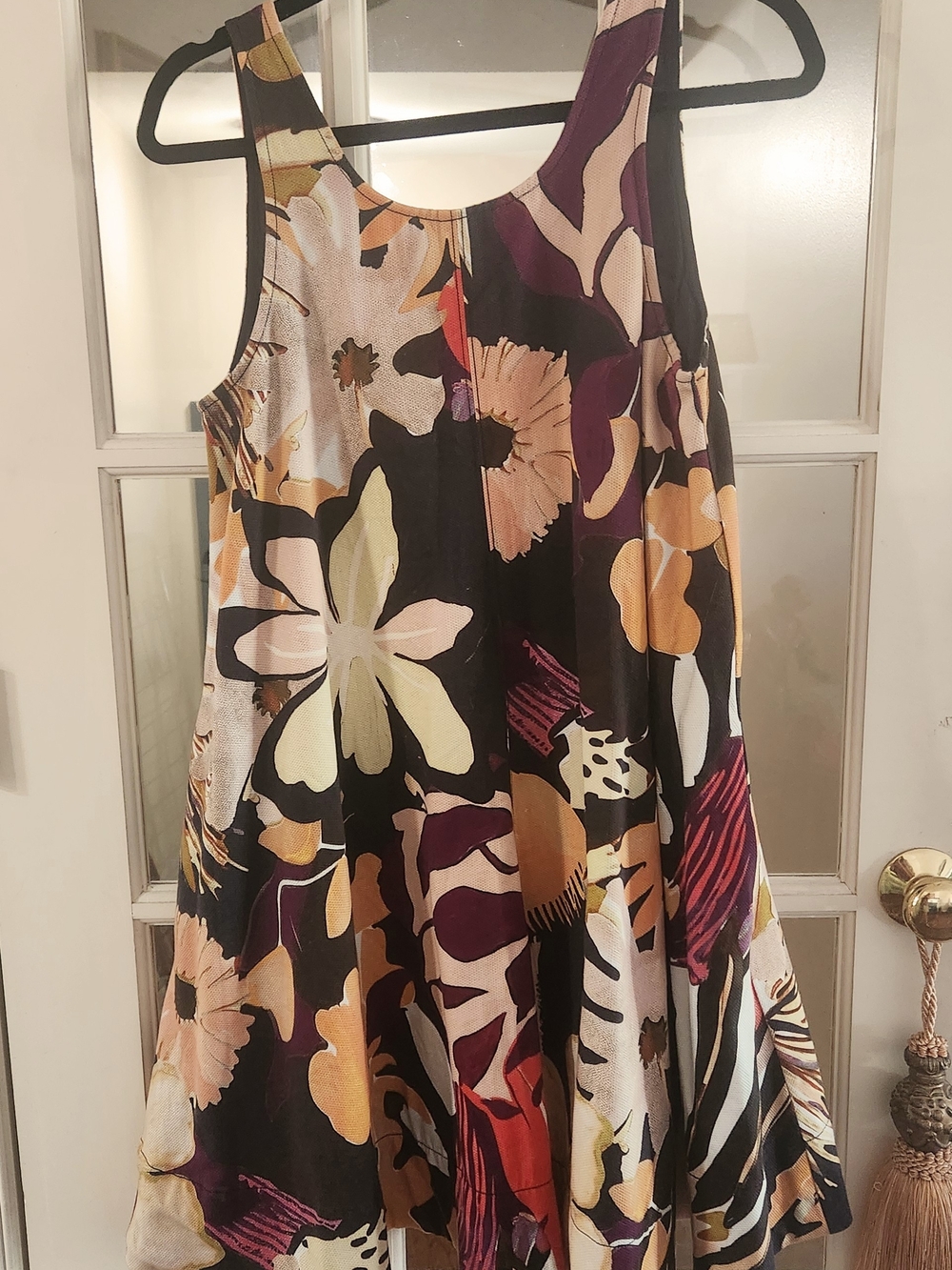 Floral Multicolor Sleeveless A-Line Mini Dress Maeve Antropologie NWT S